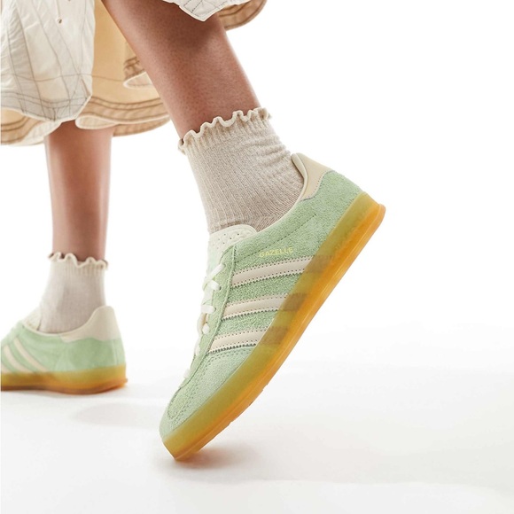 adidas gazelle silver green womens adidas Gazelle JI0208